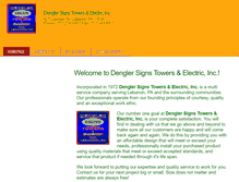 Tablet Screenshot of denglersigns.com